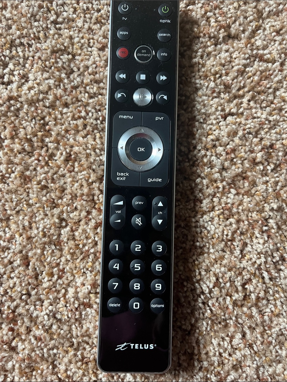 TELUS Optik TV Remote Replacement Remote  Fully Functional